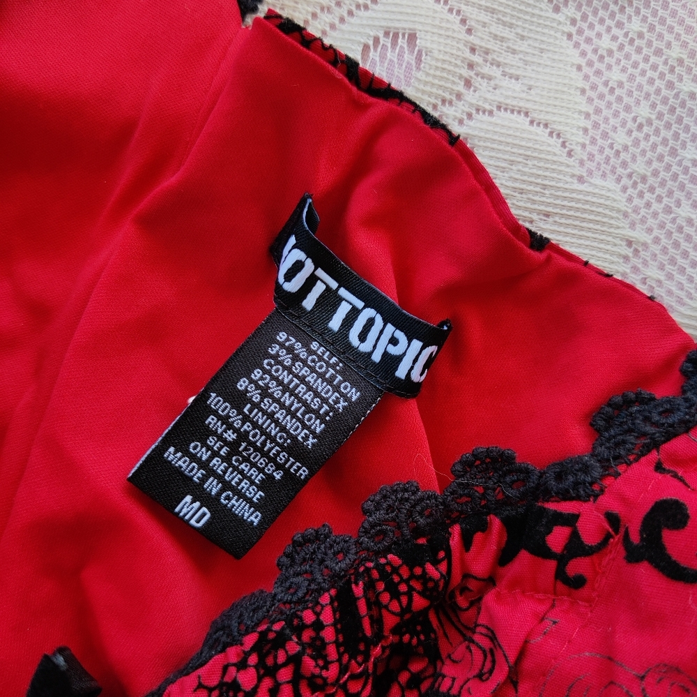 Hot Topic Skull and Floral Dress - Picture 8 of 10